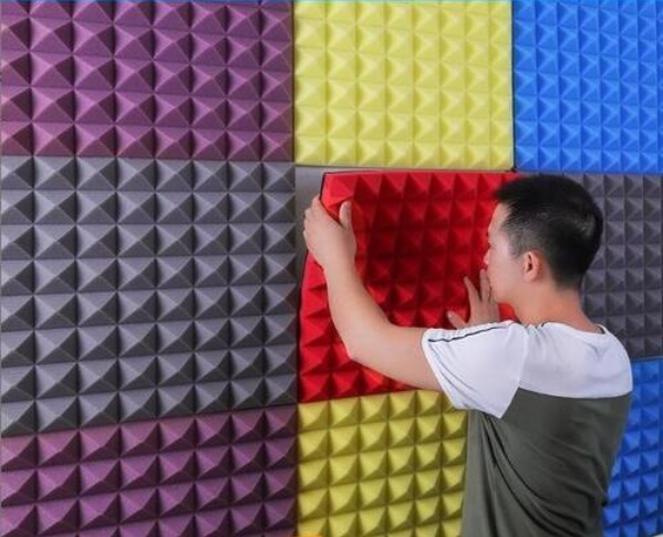 金字塔吸音棉安装